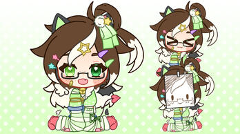 Eevy (future) Chibi by Azu (Atelier Azusa)